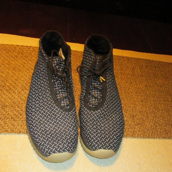 Nike Air Jordan Future #652141-003 Premium Black Glow In The Dark Men size 12